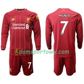 Koszulka Liverpool Milner 7 Dziecięcy Domowe Koszulki Piłkarskie 2019-2020 Długi Rękaw
